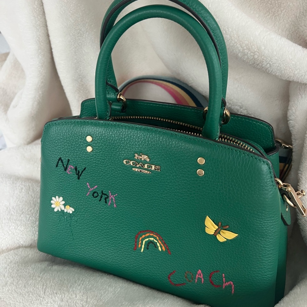 New York leather Coach Crossbody